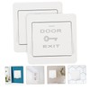 CORHAD Security Door Access Cover 2-Piece Push to Exit Button