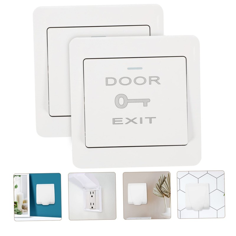 CORHAD Security Door Access Cover 2-Piece Push to Exit Button