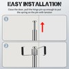 Yaocom 6 Pcs Butterfly Spring Hinge Door Closer Self Closing