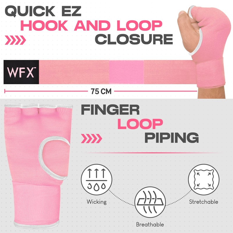 Boxing Hand Wraps Punch Bag Men Women Gel Inner Gloves