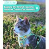 Halypet Cat Harness and Leash Set[MAX Safety 4th-Gen] Cute Escape