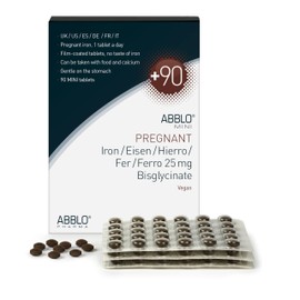Abblo Pregnant Iron Bisglycinate, 1 Tablet per Day, Pack of 90
