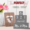 Wedding Countdown Sign - Countdown Calendar Wedding Plaque - Cute
