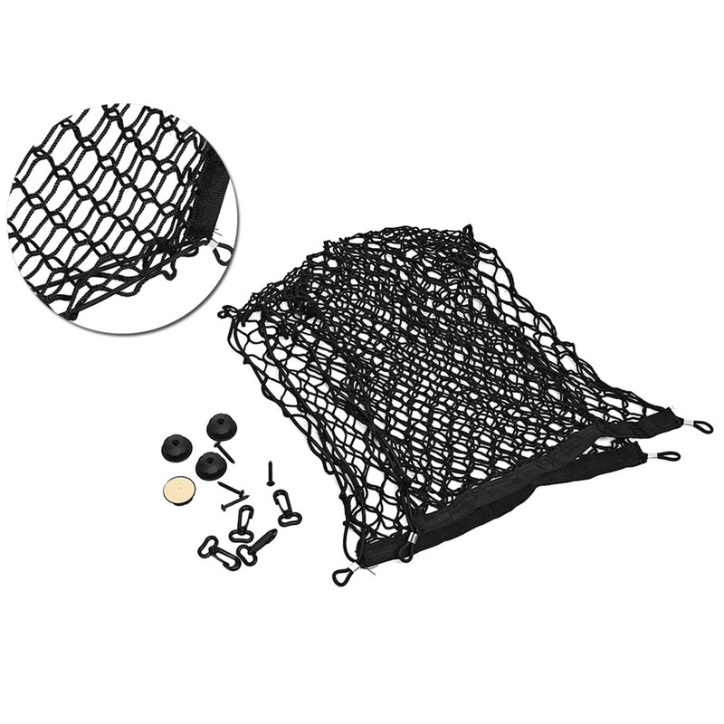 Cargo Net, 100 x 40CM Car Boot Net Adjustable Elastic