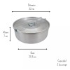 Komale Flanera Fiambrera 22 Cm Baño María Molde Flan Napolitano