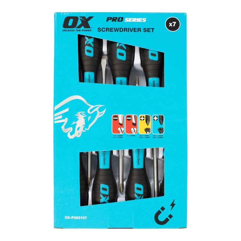 OX Pro Pozi Screwdriver PZ2x250mm