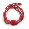 Greenfield 2115-RD PVC Coated Anchor Chain, Red, 1/4" x 4'