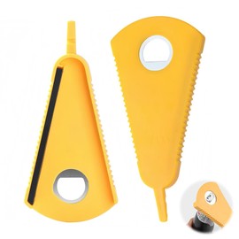 EUYKQNOI 2 Stück flaschenöffner für senioren deckelöffner flaschenöffner hilfe schraubdeckelöffner,Glasöffner zum einfachen Abnehmen des Deckels für Senioren,Menschen mit Arthritis und Personen gering