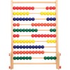 Constructive Playthings Giant Standing Wooden Abacus for Kids, Oversized Wood