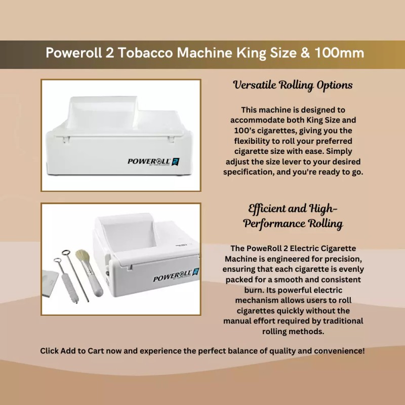 Top-O-Matic PoweRoll 2 By Top-O-Matic Cigarete Tobaco Electric Machine