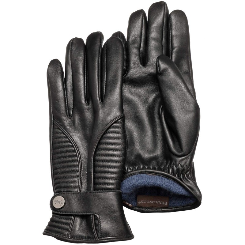 PEARLWOOD Britt Men's Touchscreen Gloves Made of Sheepskin Leather