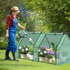 Aoodor 6 x 3 x 3 ft Mini Greenhouse with