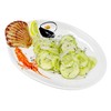 Lashuma Handmade oval serving plate made of Italian ceramic in
