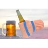 SWNTN Beer Mitten Gloves Knit Stitched Drink Beverages Mitt Holder