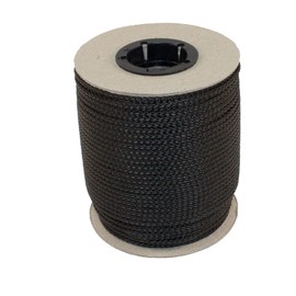 PPM Braided Lead 2.0 mm - 100 m Roll in Various Colours (Black) / Rope, Rope / Lead