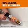Gorilla Waterproof Caulk & Seal Silicone Sealant, 10oz Cartridge (Pack
