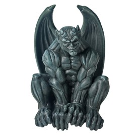 BELLA HAUS DESIGN Brutus The Gothic Gargoyle Statue 4” x 8” - Polyresin Indoor Outdoor Décor Gargoyle Sculpture – Medieval Gargoyle for Mantel Office Garden Decoration