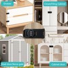 Closet Door Lock 3-Digit Bifold Door Lock 2Pack Combination Cabinet