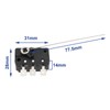 YINETTECH 6 Pieces 125/250V AC 5A Micro Switch with 3