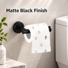 Matte Black Bathroom Hardware– Toilet Paper Holder