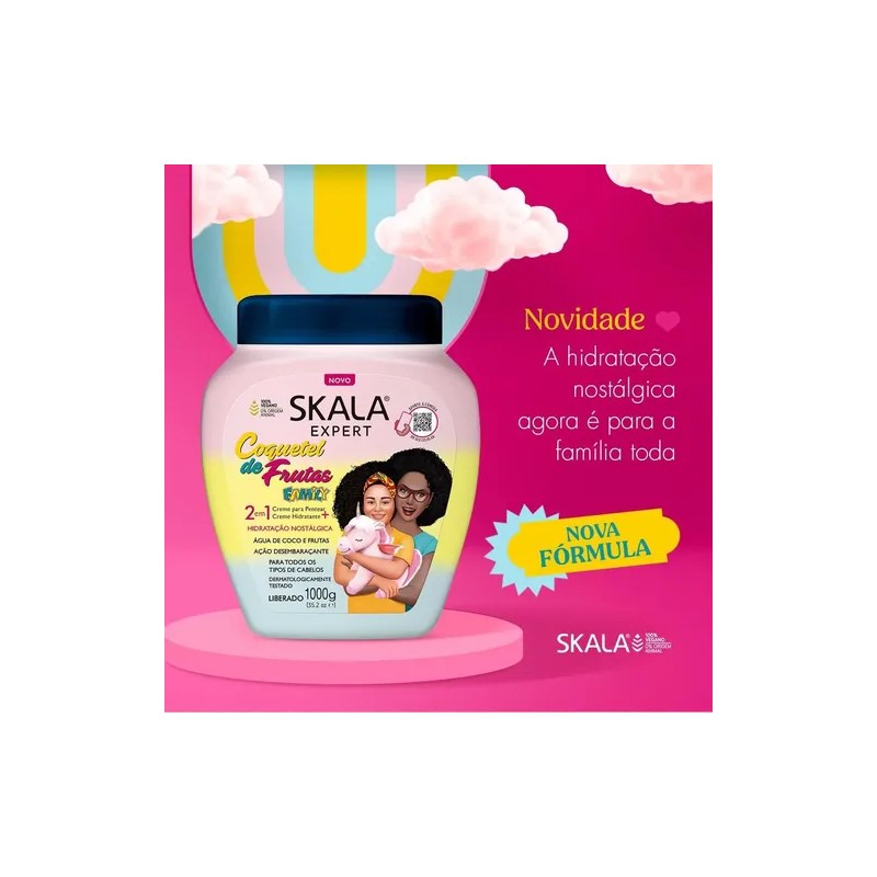Crema Skala Coctel De Frutas Family 1000 Gr