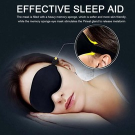 GWAWG Blackout Eye Mask for Sleeping Ultra Thin Sleep Mask for Women Men Sleeping Mask for Side Sleepers Smooth Skin-Friendly Smooth Lycra Fabric 3D Contoured Cup Blindfold for