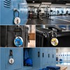 3 Pack Combination Locks - Cable Lock Set with Flexible