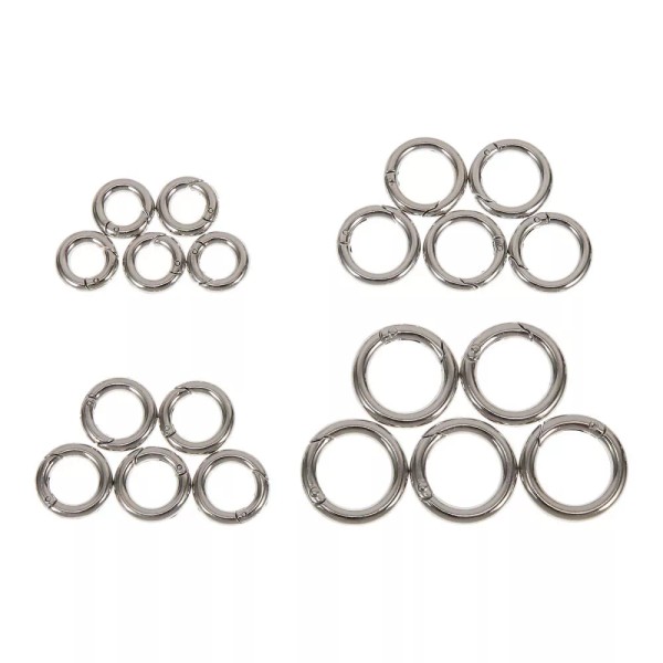 Unbranded 20PCS Multi-purpose Curtain Zinc Alloy Spring Ring Spring O-shape