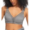 HACI Women's Full Coverage Minimizer Bra Non Padded Wirefree Full