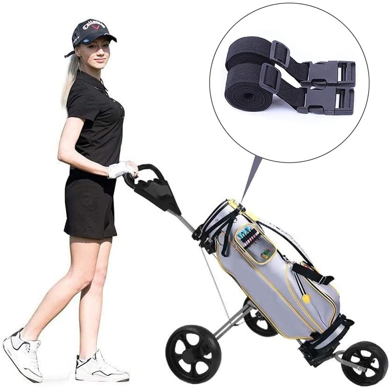 Golf Trolley Cart Bag Straps Webbing Fastener Belt Repalcement &