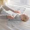 SwaddleMe by Ingenuity Original Swaddle, 100% Cotton, Improves Sleep &