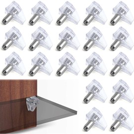 OKAWASI Shelf Dowel, Insert-In Type, Set of 50, Shelf Brackets, Dowels, Pin Diameter 0.2 inches (5 mm), Shelf Receptors, Inserted Dowels, For Fixing Furniture