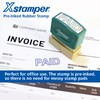 Xstamper Word Stamp Pre-inked Reinkable - Paid - W42xD13mm Ref