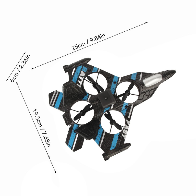 2.4 GHz Kids Foam Glider Fighter Jet Stunt Flighting Shockproof