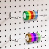 4 Pack Pegboard Ribbon Holder, Pegboard Hooks, Pegboard Ribbon Storage