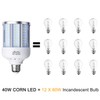 Auzilar 40W LED Corn Light Bulb Corn Lamp (280W Equivalent