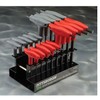 18 Pc SAE & Metric T-Handle Ball End Hex Key