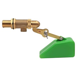 SLWHYZL Float Valve 1/2 Inch, Water Float Valve, Float Valve for Water Tank, Brass Valve with Adjustable Brass Arm for Water Trough Tank Pond Pool Swamp Cooler
