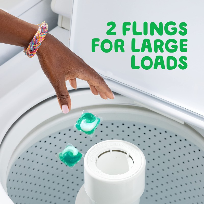 Gain Laundry Bundle: Gain Flings Laundry Detergent Pacs (2x35ct), Dryer