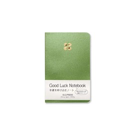 G.C. PRESS Design Notebook, Pockets, Four Leaf Clover, 5.5 x 3.5 inches (140 x 90 mm), 160 Pages, 0.2 inch (5 mm) Graph [750-00]