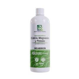 Calcio, Magnesio y Potasio | Suplemento de Alta Absorción 480ml | 32 Dosis | Nano Nutrition by KEMED