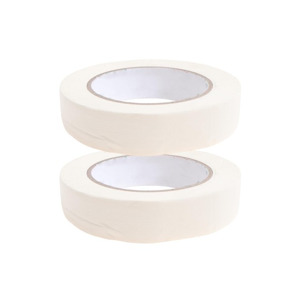 Laopipfu Masking Tape, 2 Pcs White Masking Tape Painting Tape