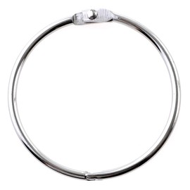 SlipX Solutions Chrome Simple Slide Shower Curtain Rings Provide Effortless Gliding on Standard Shower Rods (Rust Resistant, Snap Closure, Set of 12)