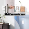 Yinluluna 4 pcs White Silicone Door Handle buffers, 3.15" Door