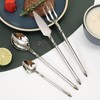 Mythical Flatware Set Poseidon's Trident Fork, Steak Knife, Dinner Spoon,