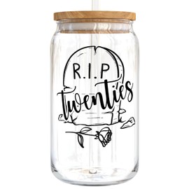 KLUBI 30th Birthday Gifts for Her Women - Rip 20s Birthday Decorations 30th Birthday Cup 16oz Rip Twenties 30 Year Old Birthday Gifts for Women Last Year In My 20s 30th Birthday Decorations for Her