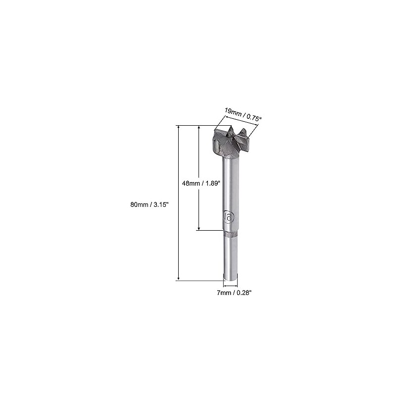 MACHSWON Forstner Drill Bits Tungsten Carbide Wood Hole Saw Opener