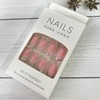 24Pcs Press on Nails Almond Medium, Nude Pink Artificial Acrylic