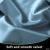SMILETIME Sky Blue 52 x 96 in Long Velvet Curtains