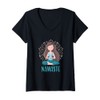 Donna Namaste Yoga Lotus Posizione Mindfulness Meditazione Maglietta con Collo